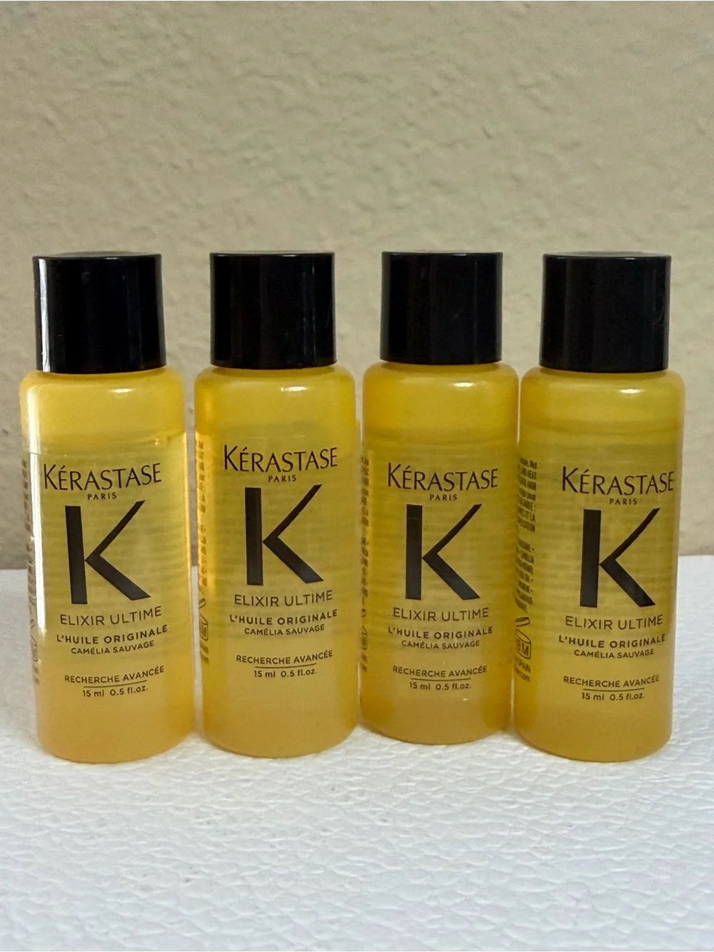 Kerastase Elixir LHuile Ultime Hair Oil 4x15ml NWOB